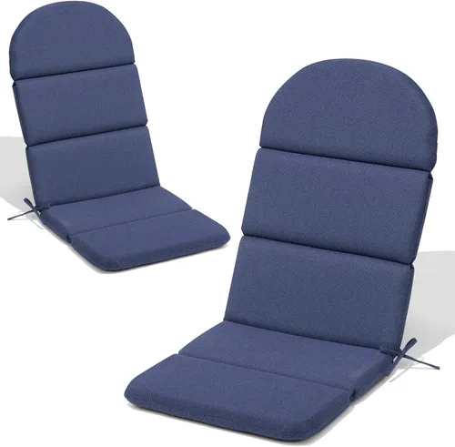 Miniatura 11 de Crestlive - Cojín Adirondack para silla, 50 x 19.6 pulgadas, impermeable, resistente a la decoloración, cojín para silla mecedora de respaldo alto