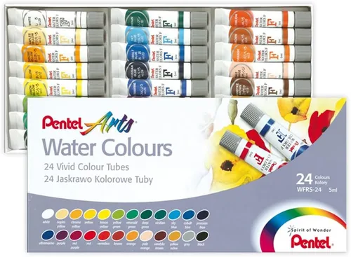 Miniatura 13 de Pentel Colores de agua para artes, colores surtidos, paquete de 18 (WFRS-18)