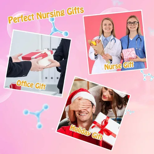 Miniatura 6 de Carrete de insignia de enfermera Back & Body Hurts, lindo y divertido carretes retráctiles para enfermeras, clip de insignia CNA LPN LVN con clip