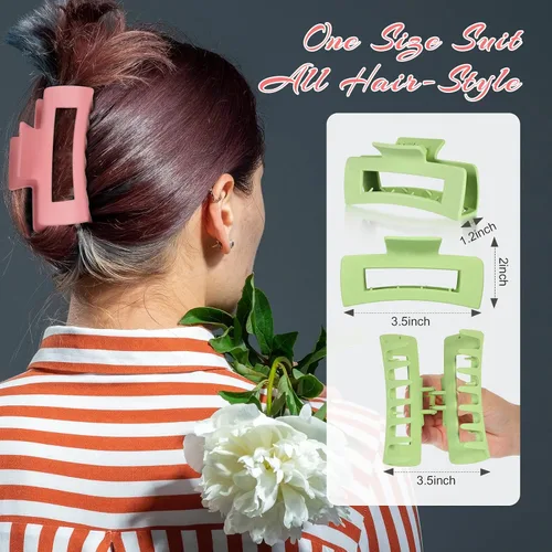 Miniatura 6 de 49 pulseras de amistad con ondas de surfista, gargantilla en capas, accesorios de clip cuadrado para el cabello para mujer