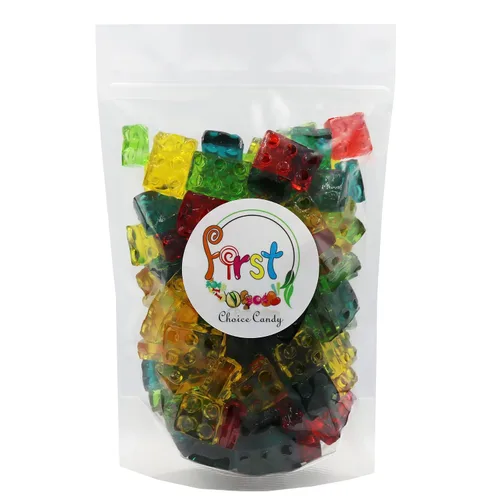 Miniatura 3 de FirstChoiceCandy Caramelos de gomitas jugosas de arcoíris 3D (bloques de construcción 3D, 2 libras)