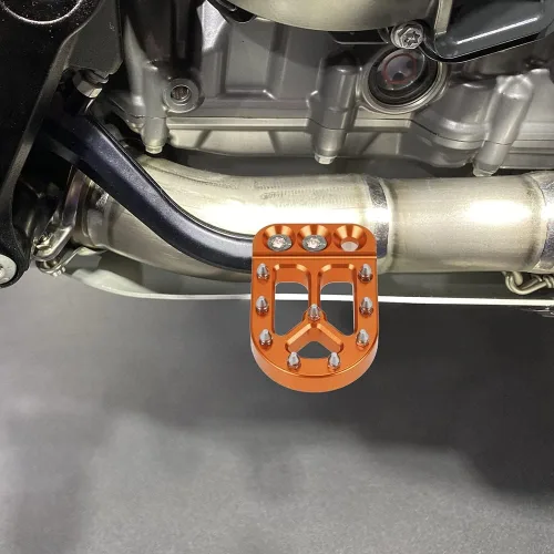 Miniatura 4 de Para KTM 790 Adventure R S 2018-2022 890 Adv - Palanca de freno de pie trasero ajustable para motocicleta, almohadilla de clavija, placa de Negro