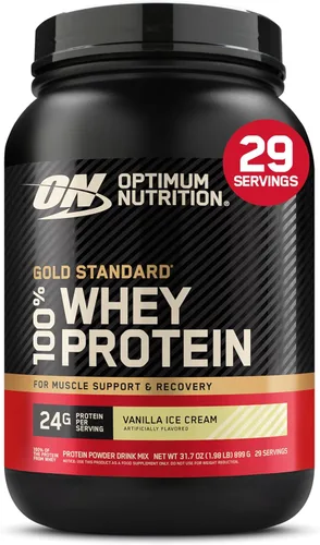 Miniatura 21 de Optimum Nutrition Gold Standard - Proteína en polvo de 100% suero de leche, sabor rollo de canela, 2 libras (paquete de 1) (el embalaje puede variar)
