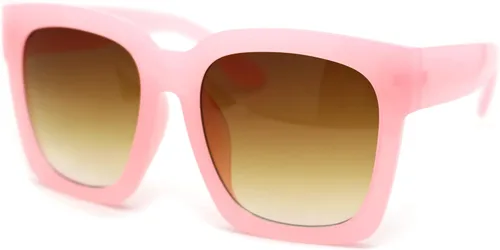 Miniatura 2 de Gafas de sol de plástico grueso con borde de cuernos para mujer, estilo novio, XXL