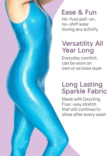Miniatura 4 de Stretch is Comfort Disfraz de muñeca Unitard de algodón y Mystique Tank para mujer