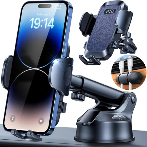 Miniatura 11 de HTU 【98 + libras de succión más fuerte y grado militar】 Soporte de teléfono para automóvil 【Patente y certezas de seguridad】 Soporte para teléfono