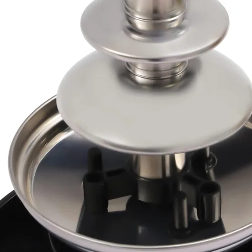 Miniatura 7 de Máquina eléctrica de fuente de fondue de chocolate de 3 niveles para fiestas, derrite queso, queso, dulces y licor, sumerge fresas, rodajas