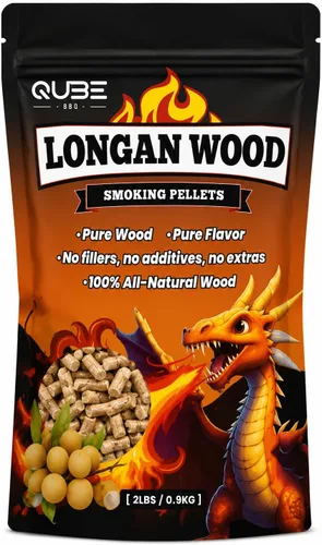 Miniatura 12 de Pellets de bambú para ahumar Humo limpio y suave de bambú asiático sostenible Funciona en todos los ahumadores y parrillas Bolsa de 2 libras