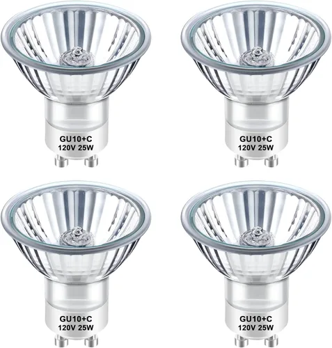 TAIYALOO Bombilla halógena GU10 120V 25W NP5 Bombilla de repuesto para calentador de velas, quemador de cera aromática, derretido de fragancia,