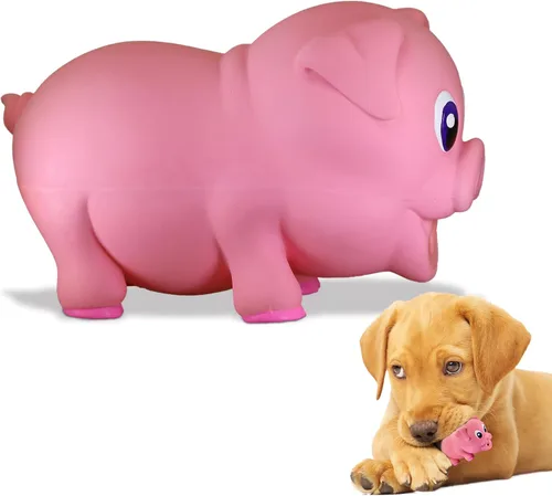 Miniatura 13 de PetSport Naturflex Tiny Tots Gorilla Toy - Durable y duradero, material no tóxico, chirriador interno, juguete de goma para perros, ideal para juego