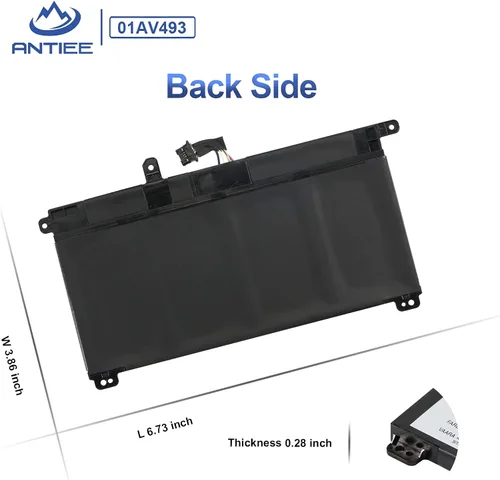 Miniatura 5 de 00UR891 01AV493 SB10L84121 Reemplazo de batería para portátil Lenovo ThinkPad T570 T580 P51S P52S Series 00UR890 00UR892 SB10L84121 SB10L84122