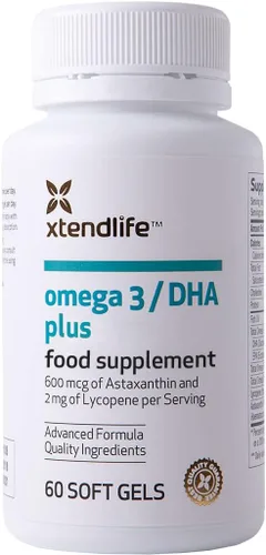 Miniatura 4 de Xtendlife Aceite de pescado Omega 3/DHA 1100 mg (700 mg DHA), suplemento Omega 3 para corazón, cerebro y articulaciones (60 unidades)