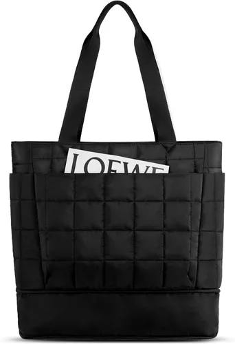 Miniatura 9 de befen Bolsa de mano para computadora portátil para mujer, bolsa de viaje para enfermera, bolsas acolchadas acolchadas, bolsa de playa ligera e