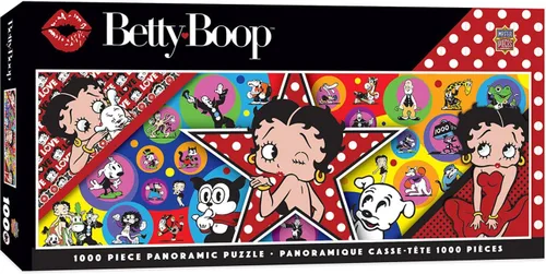 Miniatura 4 de MasterPieces Rompecabezas de 1000 piezas para adultos, familia o jóvenes – Betty Boop Panorámico – 13 x 39 pulgadas
