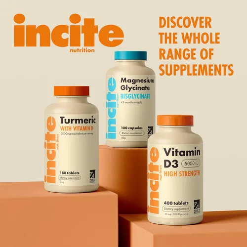 Miniatura 8 de Incite Nutrition Vitamina D 5000 IU - 400 Tabletas Micro de Vitamina D3 de fácil deglutición de alta potencia - Alto contenido en colecalciferol VIT