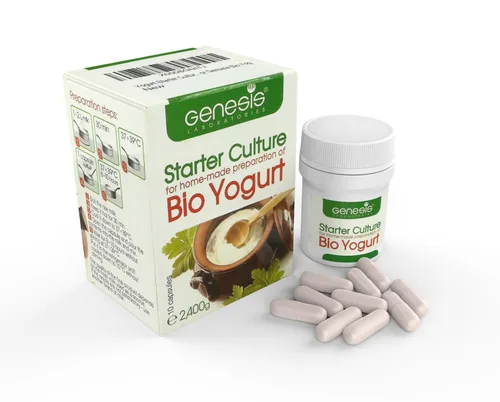 Cultivo búlgaro Bio Yogurt Starter - orgánico, hecho en casa - 10 cápsulas por 20 litros
