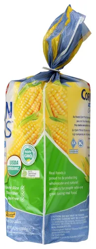 Miniatura 5 de Real Foods, Corn Thins Original Orgánico, 5.3 onzas