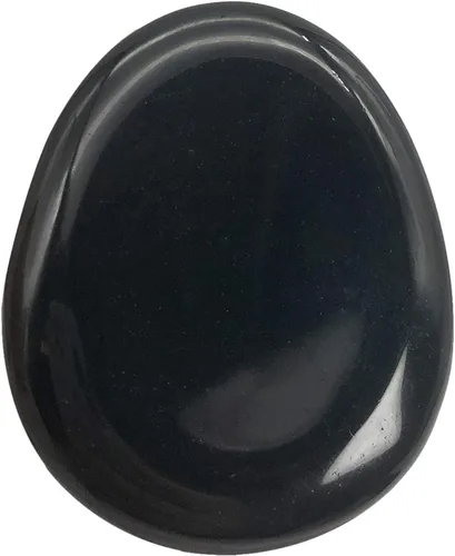 Miniatura 15 de Fekuar Piedra de cristal de jaspe kambaba natural, piedra de preocupación para el pulgar, tallada a mano, piedras de bolsillo de lágrima de cristal