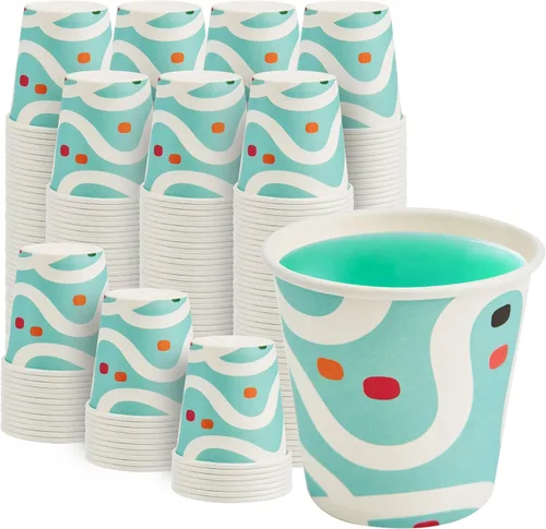 Miniatura 9 de RACETOP Paquete de 1000 tazas de café de papel de 8 onzas desechables, tazas de café caliente de 8 onzas, taza de café de oficina