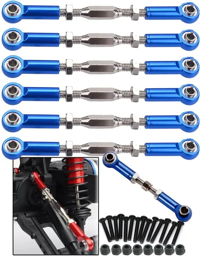 Piezas de mejora, tensores Camber Links para 1/10 Slash 2WD 4X4/Rustler 2WD 4X4/Hoss 2WD 4X4/Stampede 2WD 4X4 RC camión, tensores ajustables de