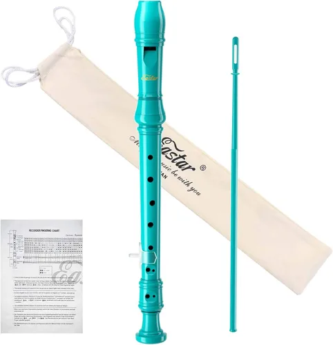 Miniatura 13 de Eastar Grabadora soprano para principiantes y niños, estilo barroco, grabador de llaves C, instrumento ABS clásico de 3 piezas con kit de limpieza