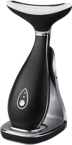 VRAIKO Lily Masajeador de Cuello y Rostro, Herramienta para Esculpir la Cara, Dispositivo de Rejuvenecimiento de la Piel con Térmica, LED de Triple