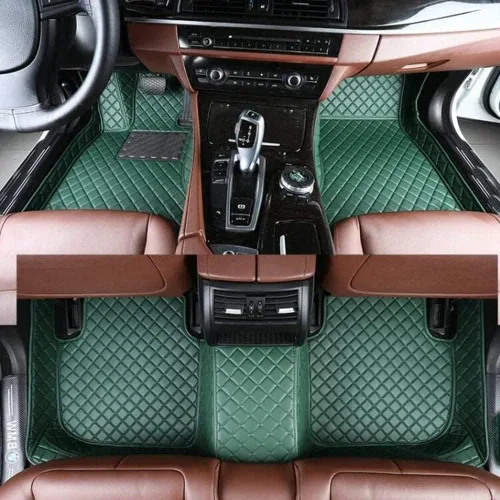 Miniatura 26 de Alfombrillas de automóvil personalizadas para Audi A1, A2, A3, A4, A5, A6, A7, A8, R8, TT, Q2, Q3, Q5, Q7, Q8, e-tron (negro beige)