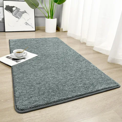 Miniatura 28 de Chicrug Alfombras Modernas de 2x8 Pies para Dormitorio y Sala de Estar, Alfombra de Pasillo de Espuma Viscoelástica de Pelo Bajo para Entrada
