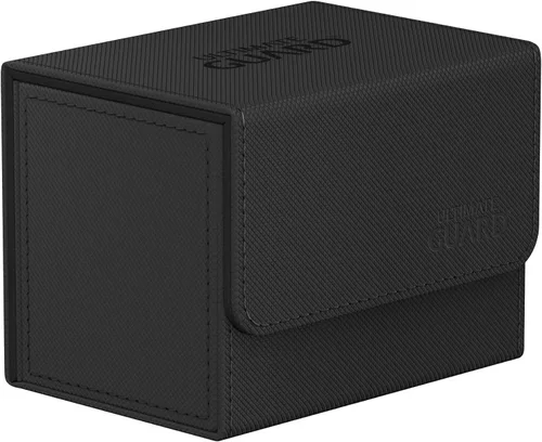 Miniatura 28 de Ultimate Guard Sidewinder 100+, caja de cubierta para 100 tarjetas TCG de doble manga, gris, cierre magnético y forro interior de microfibra para un