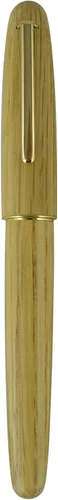 Miniatura 11 de Jinhao Heritage 9056 - Pluma estilográfica vintage de madera de nogal, plumas naturales antiguas, punta fina con convertidor de tinta recargable