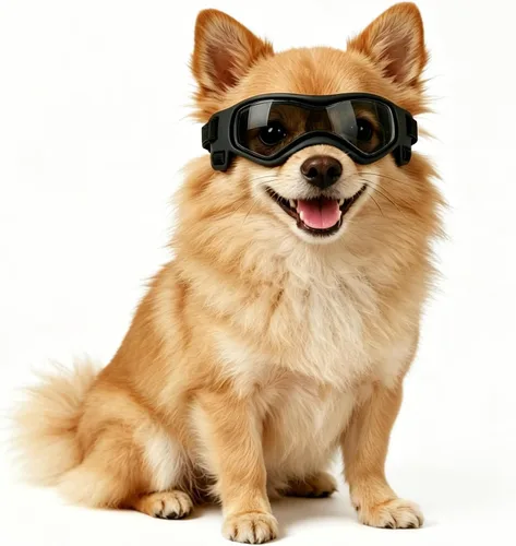 Miniatura 21 de NAMSAN Lentes de sol para perros de raza media, con protección UV para perros pequeños a medianos, resistentes al viento, antivaho, a prueba