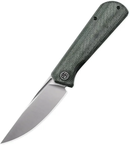 Miniatura 9 de Petrified fish Navaja de bolsillo PFP07 Viking, 3.62 pulgadas K110 Hoja negra lavada a la piedra, mango G10 de 4.23 onzas con bloqueo frontal Negro
