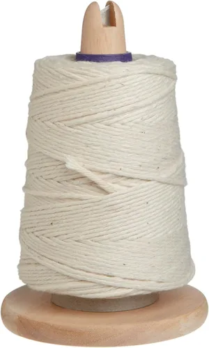 Regency Wraps - Cordel de carnicero para cocina en soporte con cortador, resistente, 500 pies, 16 capas, cuerda de cocina de algodón segura para