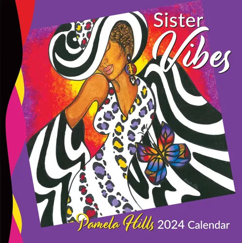 Miniatura 11 de Shades of Color Girlfriends, A Sister's Sentiments - Calendario afroamericano 2018 de Cidne Wallace de 12 x 12 pulgadas, (18GF)