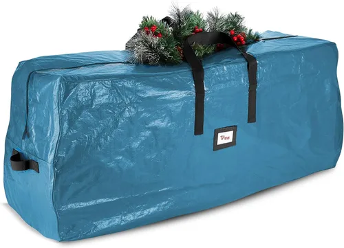 Miniatura 11 de Hearth & Harbor - Bolsa de almacenamiento para árbol de Navidad - Bolsa para árbol de Navidad artificial con asas reforzadas, cremallera doble