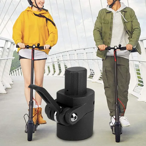 Miniatura 5 de Conector de mango plegable, base de poste plegable, reemplazo de base de poste de scooter eléctrico, para scooter eléctrico Xiaomi M365 (negro)