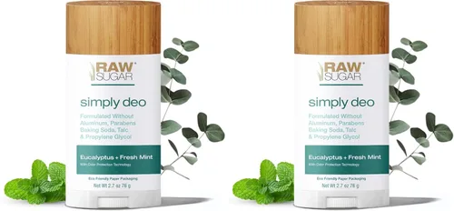 Miniatura 8 de RAW SUGAR Barra de desodorante sin aluminio, Simply Deo (Paquete de 1) Desodorante para todo el cuerpo para mujeres y hombres, fórmula limpia sin