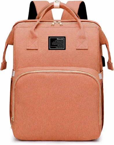Miniatura 9 de Mochila de pañales azul para mamá: bolsas de bebé grandes con cambiador para niños pequeños, niñas, mujeres, papá, mamá, hombres, mochila de viaje