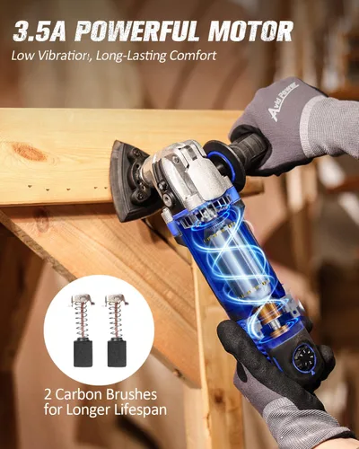 Miniatura 2 de AVID POWER Herramienta oscilante, multiherramienta oscilante de 3.5 amperios con ángulo de oscilación de 4.5°, 6 velocidades variables y 13