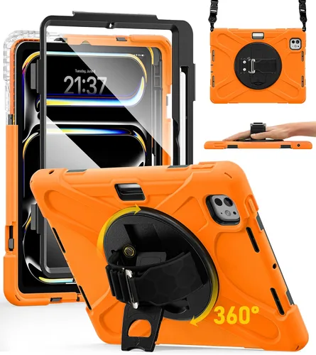 Miniatura 23 de BRAECN Funda para iPad Air de 11 pulgadas 2026 (M4) 2025 (M3) 2024 (M2), iPad Pro de 11 pulgadas (4ª/3ª/2ª/1ª) y Air 10.9 pulgadas (5ª/4ª) con Rosa