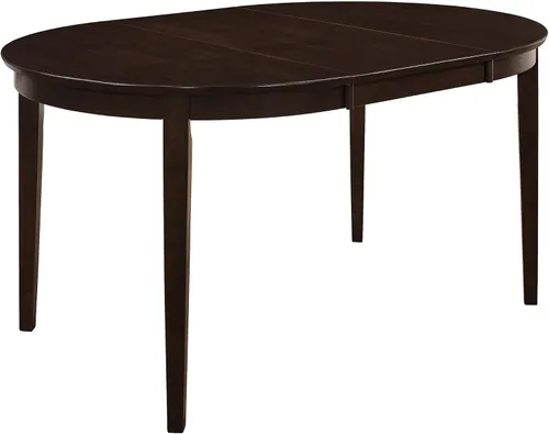 Miniatura 2 de Mesa de comedor ovalada con extensión de hojas