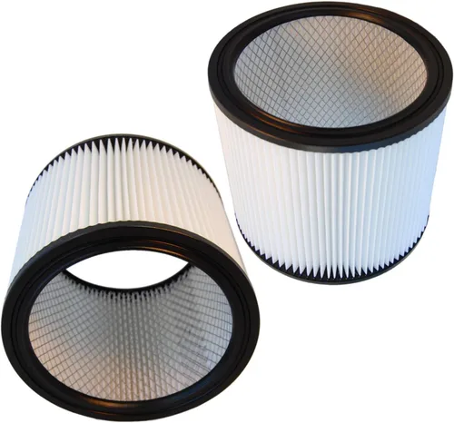 HQRP Paquete de 2 filtros de cartucho de repuesto para Shop Vac 90304 tipo U 90350 90340 90333 9030433 9030411 9030400 se adapta a la mayoría de
