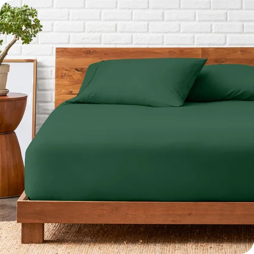 Miniatura 18 de Bare Home Juego de sábana bajera y fundas de almohada, microfibra ultrasuave de 1800 hilos, lujosa, doble cepillado, bolsillos profundos, ajuste 13