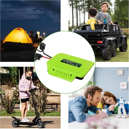 Miniatura 4 de TPDL Adaptador de bricolaje para rueda eléctrica Ryobi 40 V Base de batería Conector de alimentación Cable Robótica Cable calibre 14, con fusible e