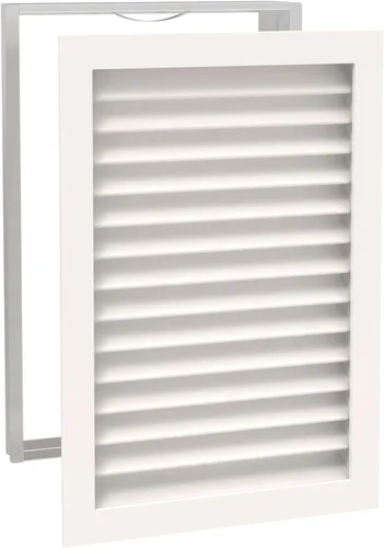 Miniatura 13 de Worth Home Products - Rejilla de retorno vertical de AC de 10 pulgadas de ancho x 20 pulgadas de alto x 3 pulgadas de profundidad para paredes