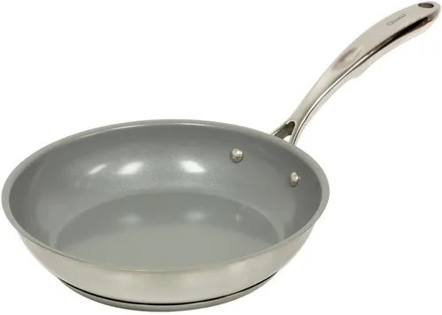 Miniatura 18 de Chantal Induction 21 - Cacerola antiadherente de acero de 1 cuarto de galón con tapa de vidrio templado, cerámica antiadherente, acero inoxidable