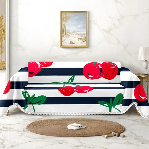 Miniatura 11 de White Cats - Funda de sofá con estampado de gatos negros, fundas para sofá y sillón, resistente a las manchas, protector universal de muebles