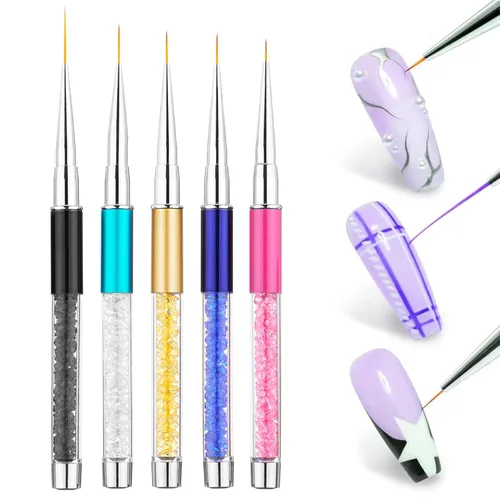Miniatura 14 de Limpiador de pinceles de uñas acrílicas, limpiador de pinceles de pintura líquida para artistas de uñas (8.5 fl oz/8.5 onzas líquidas)