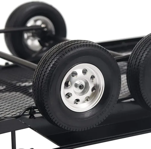 Miniatura 5 de Modelo de coche de sendero, sólido y RC remolque diseño de metal entero para Scx10 90046 90047 CC01 D90 D110 1/10 RC Car