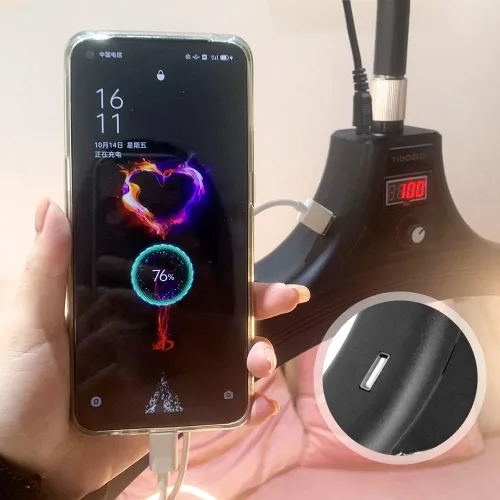Miniatura 9 de FG-620L - Lámpara de pie LED para esteticistas, luz de tatuaje, lámpara de maquillaje LED, lámpara de luna facialista, iluminación para belleza